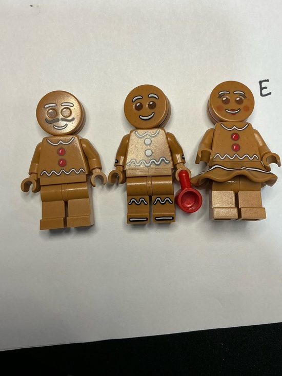 Other - LEGO holiday-themed gingerbread minifigures